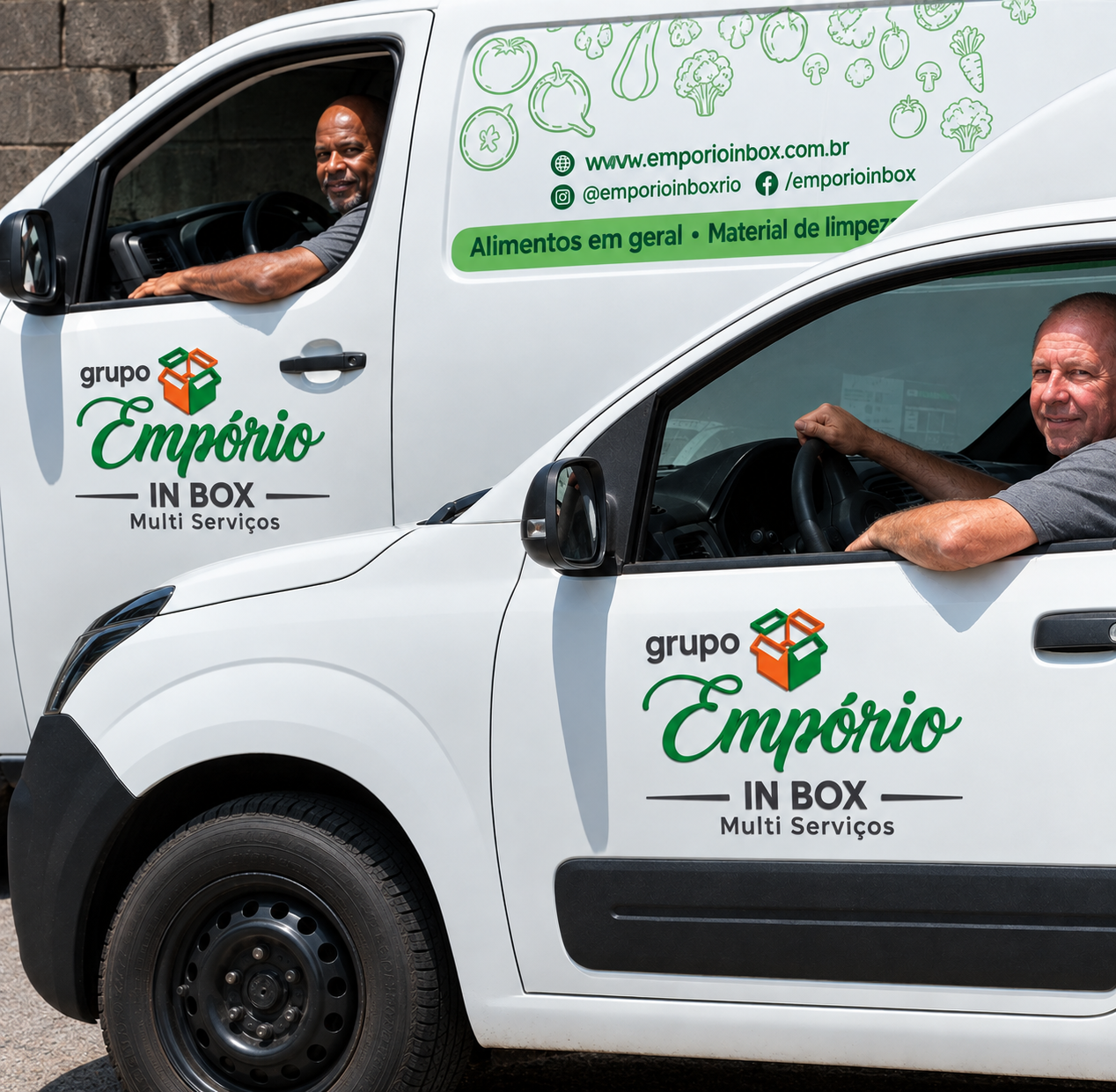 Frota de veículos do Grupo Empório Multi Serviços
