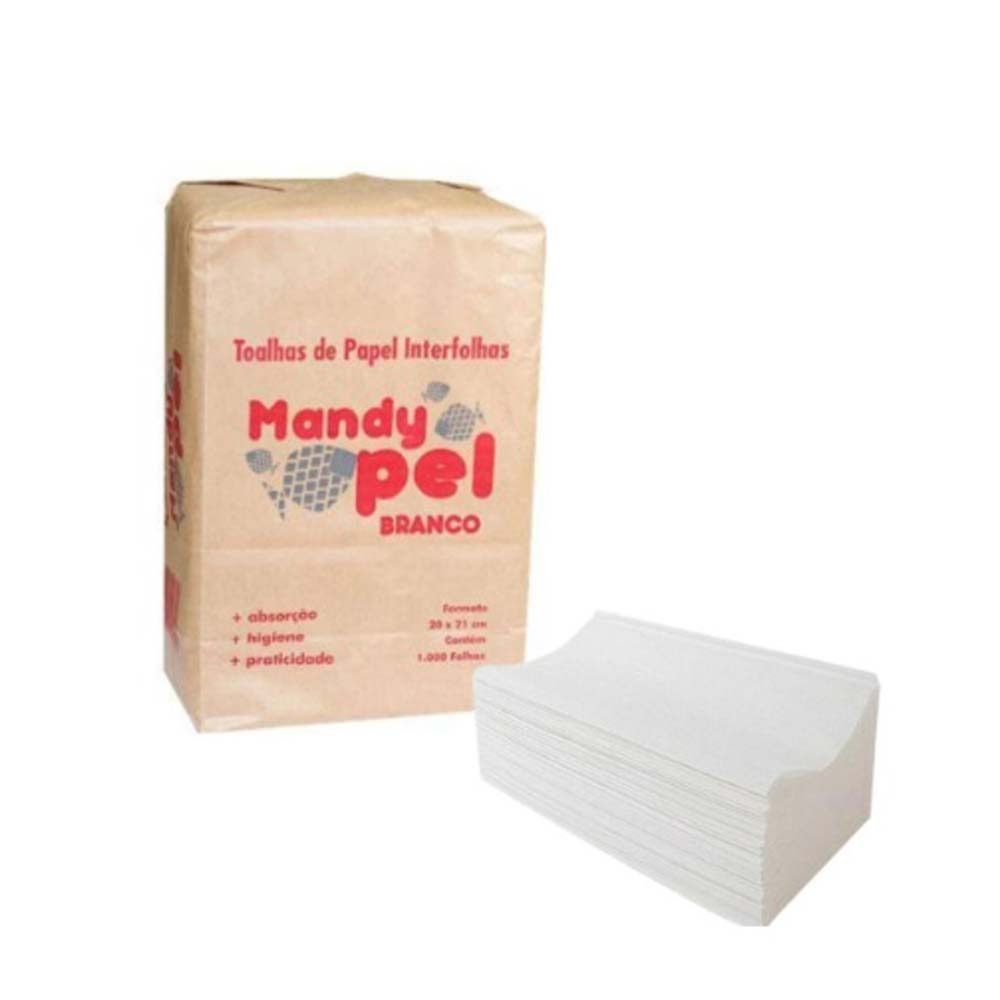 Papel Toalha Interfolha 1000 Folhas – Mandy Pel